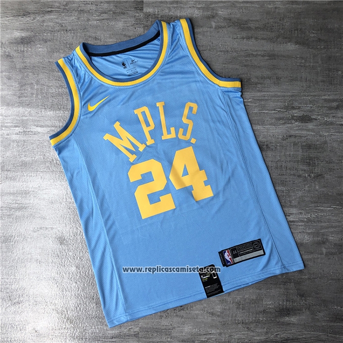 Camiseta Los Angeles Lakers Kobe Bryant #8 Classic 2017-18 Azul